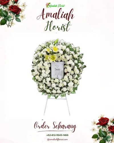 Krans Bunga Duka Cita di Anggoeya
