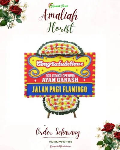 Bunga Papan Congratulation di Anggoeya